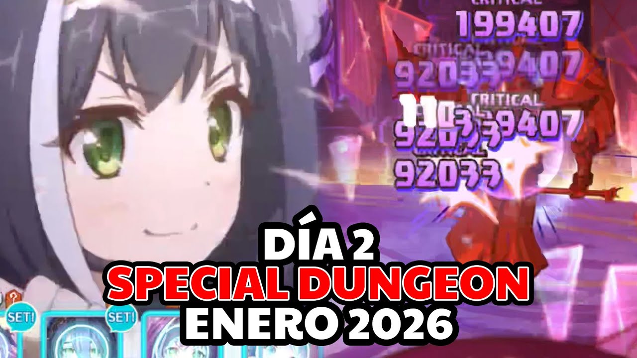 ¡Special Dungeon Enero 2026! | Día 2 | Equipo Oscuridad | Princess Connect! Re:Dive