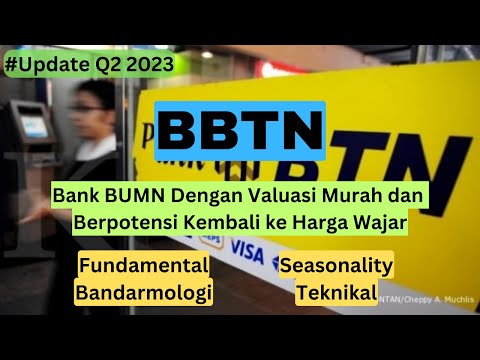 Analisa Saham BBTN. Bank BUMN Ini Memiliki Valuasi Yang Masih Murah. Cek Analisanya