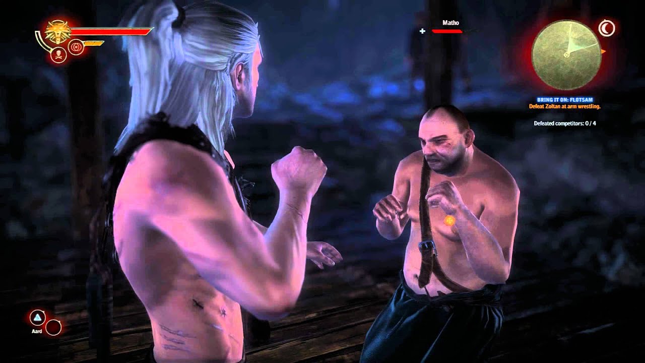 A Quest in the Witcher 2 throws you into the seedy underground fight club h...