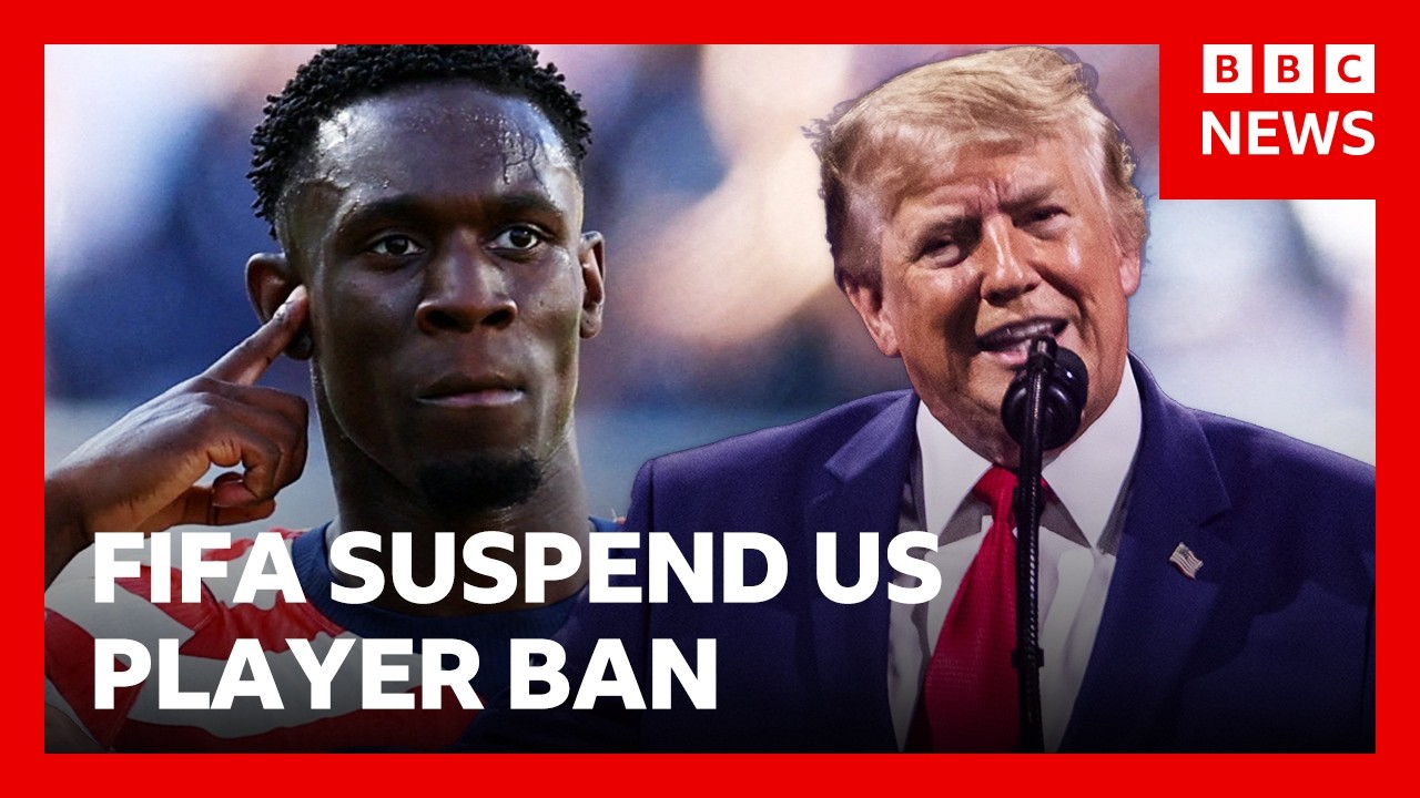 US player reinstated for World Cup after Trump calls Fifa | BBC News US player reinstated for World Cup after Trump calls Fifa | BBC News