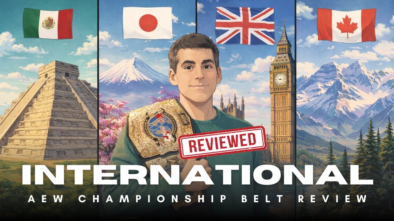 Обзор реплики чемпионского пояса AEW International | Настоящий переходящий титул?