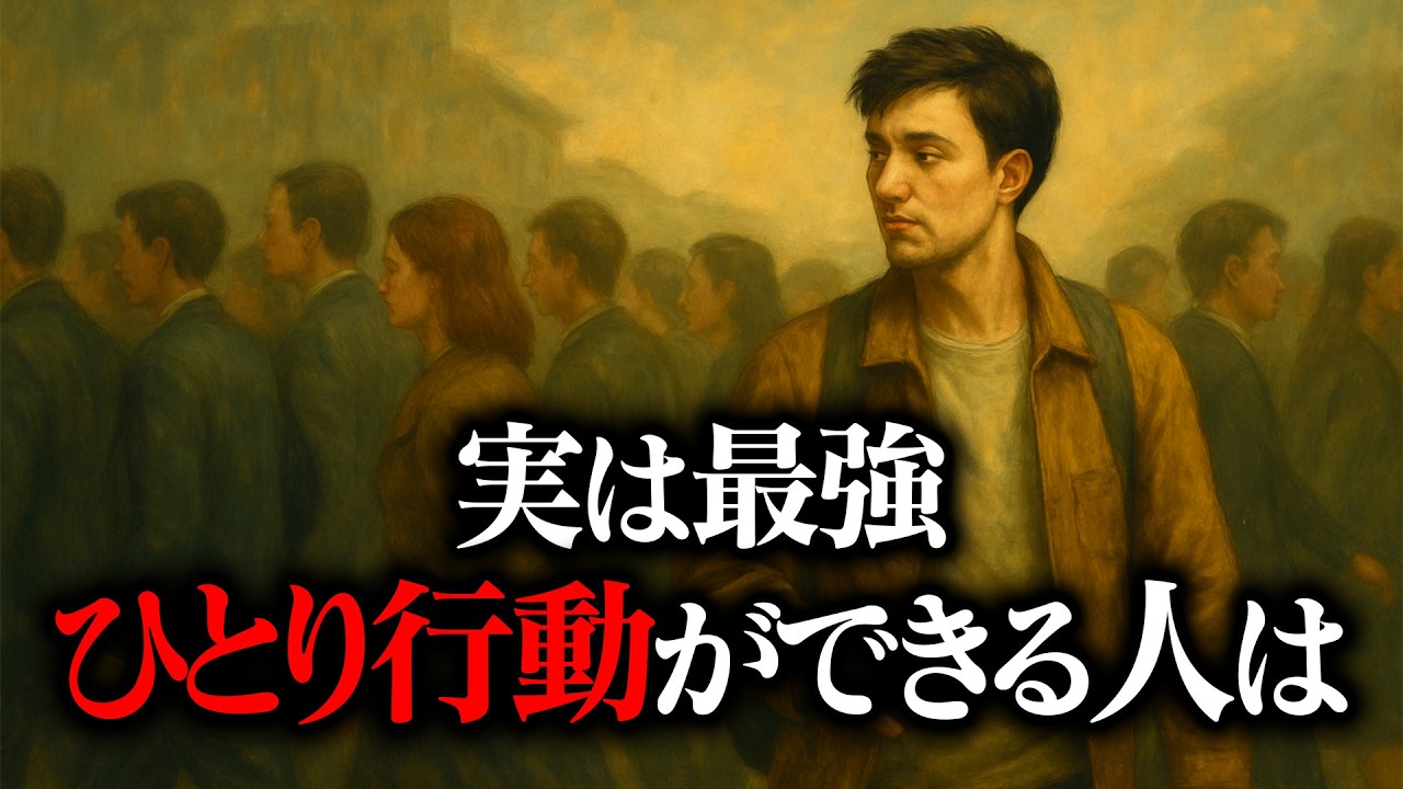【最強】実はひとり行動ができる人は