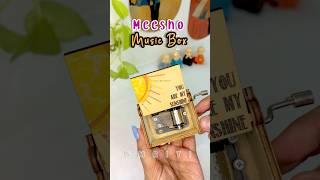 Music box #meesho #meeshofinds #meeshohaul #viral #trending #ytshorts #giftideas #unboxing #cute