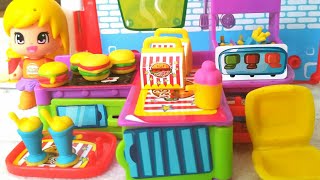 Pinypon Bebekler Burger Cafe Açılışını Yapıyorum