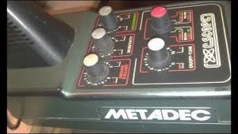 C Scope Metadec 2 Depth Test