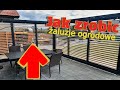 Żaluzje ogrodowe - jak zrobić? Wooden blinds, shutters