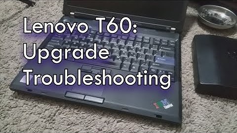 Upgrade IBM Lenovo T60 part 3 | fixing Windows not detecting new CPU