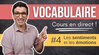 Vocabulaire français - Les sentiments et les émotions - Cours #4