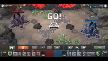 Command & Conquer: Rivals | Jade vs Oxana gameplay