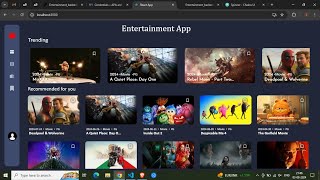 Entertainment App | Full-stack project | React-Redux | Node.js | MongoDB