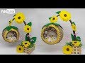 Ide Kreatif - Hiasan Meja dari Tali Rami || home decorating Ideas Handmade