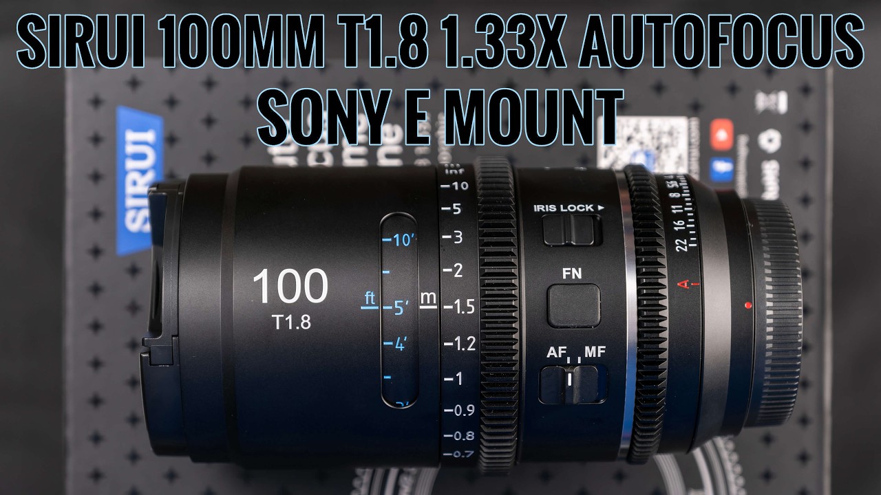 Sirui 100mm T1.8 Astra 1.33x Autofocus Anamorphic Lens Sony E