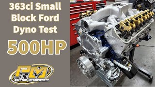 Paul's 500HP 363ci Small Block Ford Dyno Testing at Prestige Motorsports
