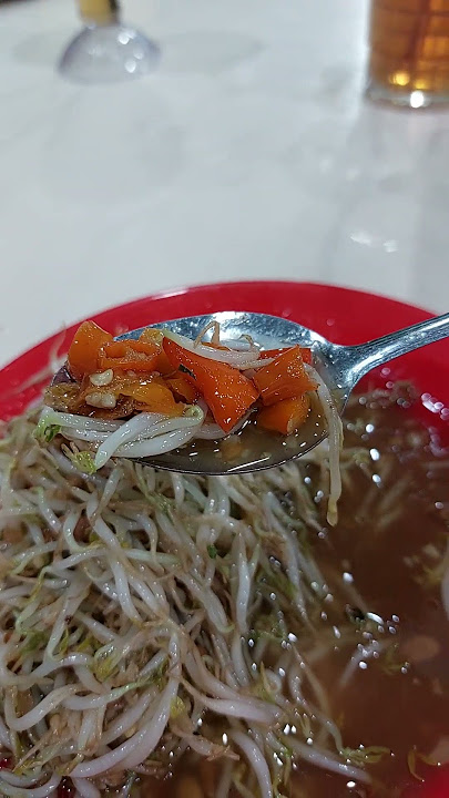 tumis toge cabe rawit set4n#mukbang