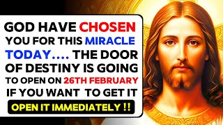 🛑GOD HAVE CHOSEN YOU FOR THIS MIRACLE TODAY.... THE DOOR OF DESTINY...। God's message । #jesus #god