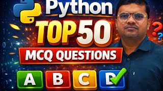 TOP 50 MCQ Important Questions || Python mcq questions 