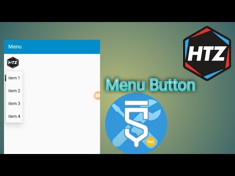 How To Make Menu Button In Sketchware ||#haidertechnozone#786