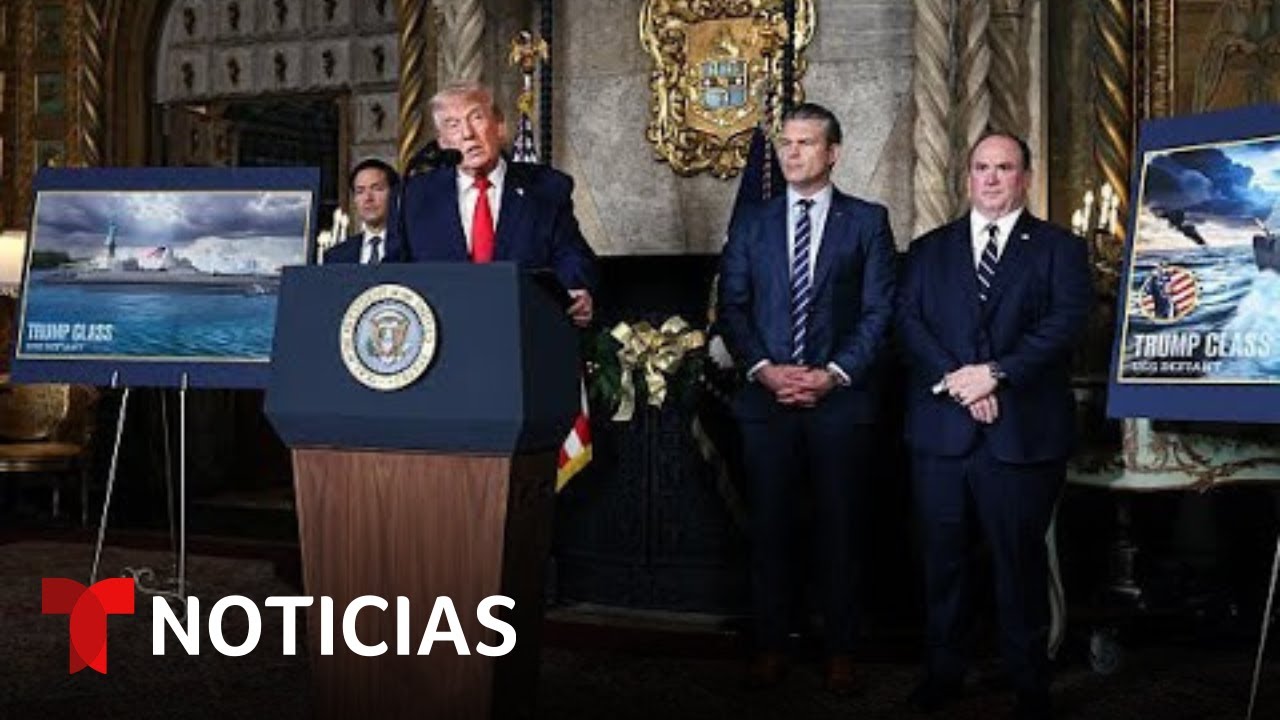 ⁣Vea en español el discurso de Trump sobre nueva flota de la Marina