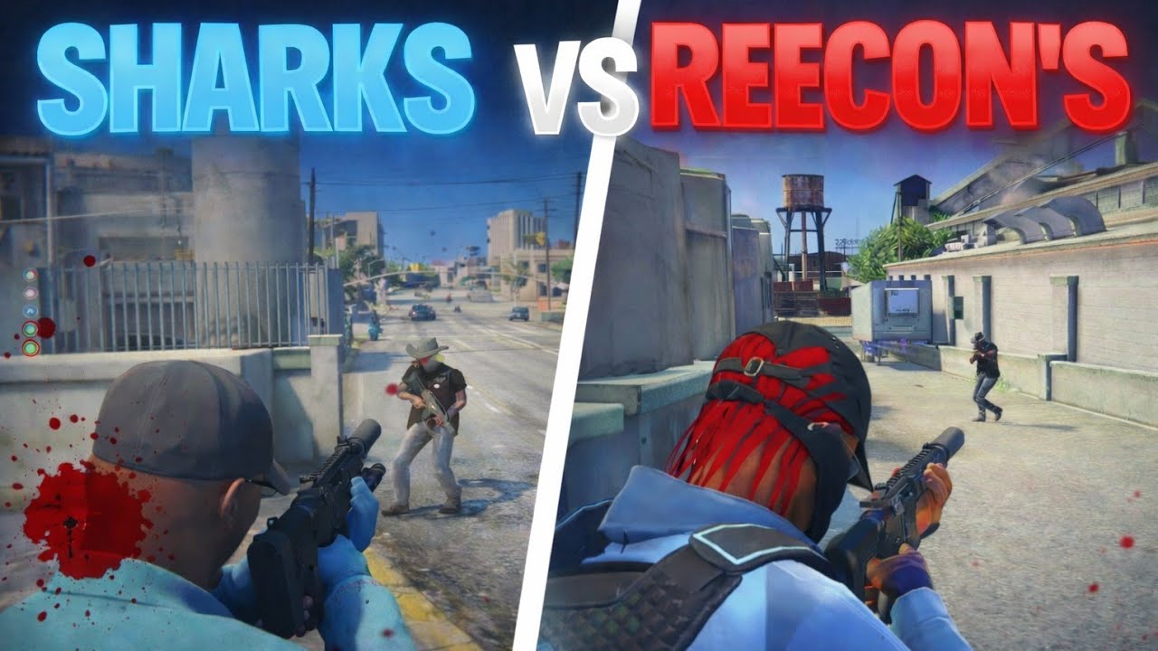 SEGUNDO TIROTEO SHARKS vs REECON'S con ARMAS LARGAS | en BURRITO | DovuxLife