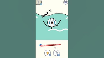 Draw Puzzle Game Funny Stickman brain puzzle game #drawpuzzle #games #puzzle