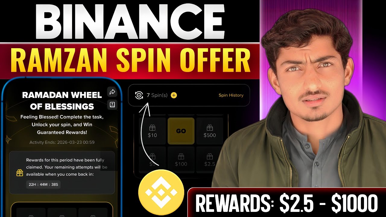 Binance Ramzan Spin Offer Explained 🌙 | Spot Trade Spins & Rewards