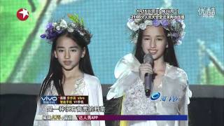 [HD] 20120115 中國達人秀 李宛妲 李林妲－混血姐妹用歌聲感動全場(媒體:128分)