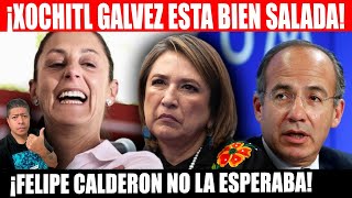 XOCHITL GALVEZ HACE CHILE CON YA SABE QUE ¡SUS COMPAS EMPRESARIOS! LE DICEN CLAUDIA EN VIVO