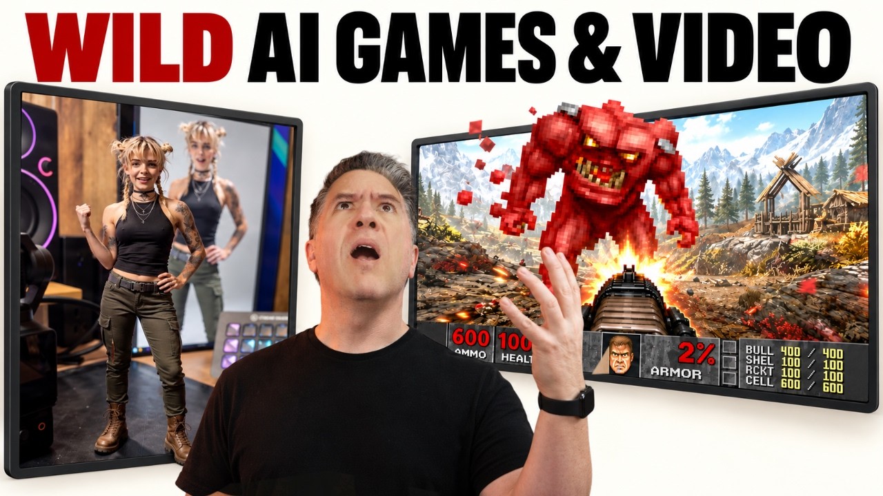 Make Any Game With AI  & 2 New Open Source Video Models!