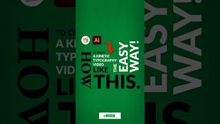 How to Create a Kinetic Typography Video - The Easy Way (Tips & Tricks) - MEDIA - #Shorts