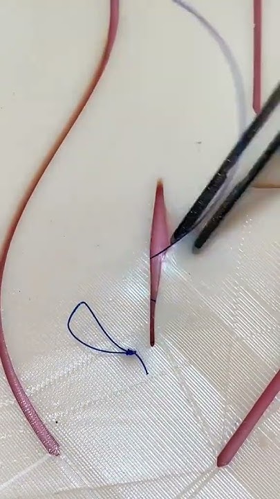 Косметический шов по Холстеду | Тренажер Scalpel Med #shorts # ...