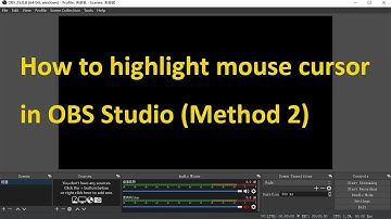 How to highlight mouse cursor in OBS Studio (Method 2)