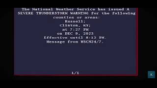 (EAS #5-8) TRIPLE HEADER) 3 SVRs & 1 TOR for the Warned Area