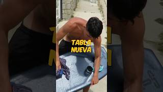 Hago esto con todas mis tablas nuevas 🤫 #bodyboard #surf #surfing #bodyboarding