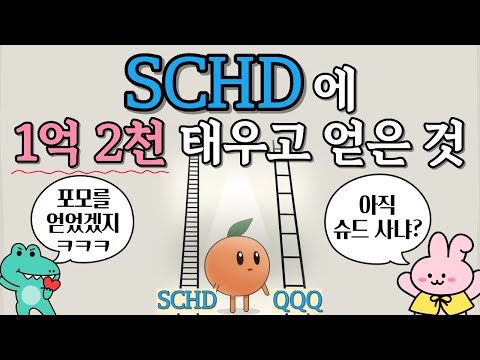 왼쪽의 SCHD 사다리를 5년동안 오르면 얻게 되는 것
