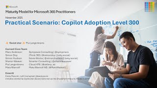 Maturity Model for Microsoft 365 - November 2025