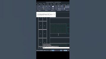OSNAPHATCH #sabeercad #autocad #hatchcommand