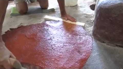 Installing an earthen floor