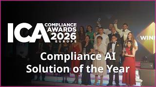 ICA Awards Europe 2026 winner | Compliance AI Solution of the Year - Wirex