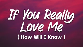 If You Really Love Me (How Will I Know) - David Guetta x MistaJam x John Newman - (Lyrics)