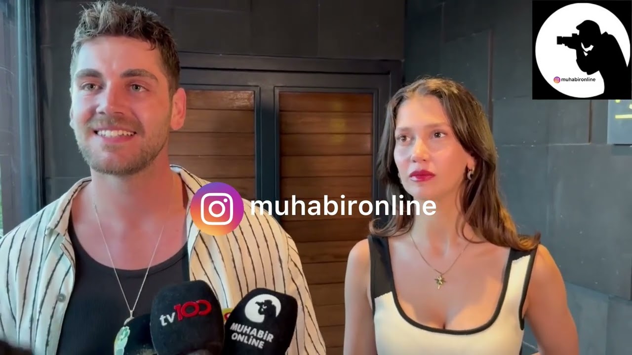 Emre Bey ve sevgilisi Ecem Sena Bayır , yaz’a merhaba partisinde..