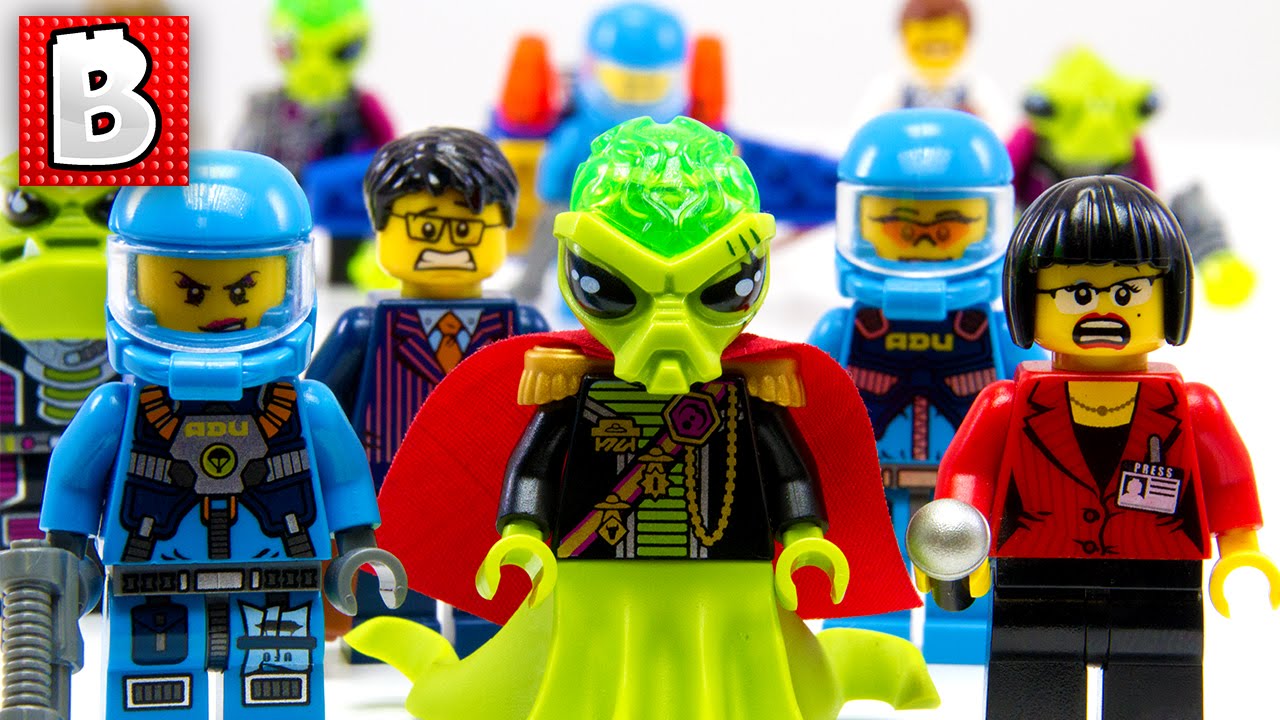 Every Lego Alien Conquest Minifigure Ever Collection Review YouTube