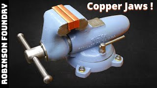 Restoring a Wilton bench vise and making copper soft jaws - Vise Restoration