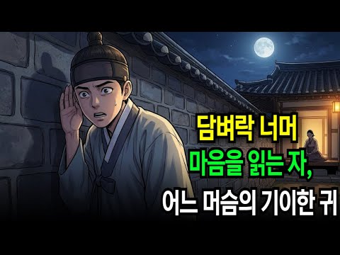 담벼락 너머 마음을 읽는 자, 어느 머슴의 기이한 귀[야담 오디오북 민담 전설 조선야담 설화 옛날이야기]