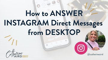 How to send and answer instagram direct messages DM