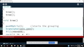 Processing Tutorial #9: Variables, Parameters and Functions