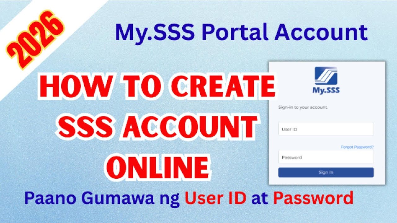 👉 Paano Gumawa ng SSS Account Online | Step-by-Step Tutorial (Tagalog)