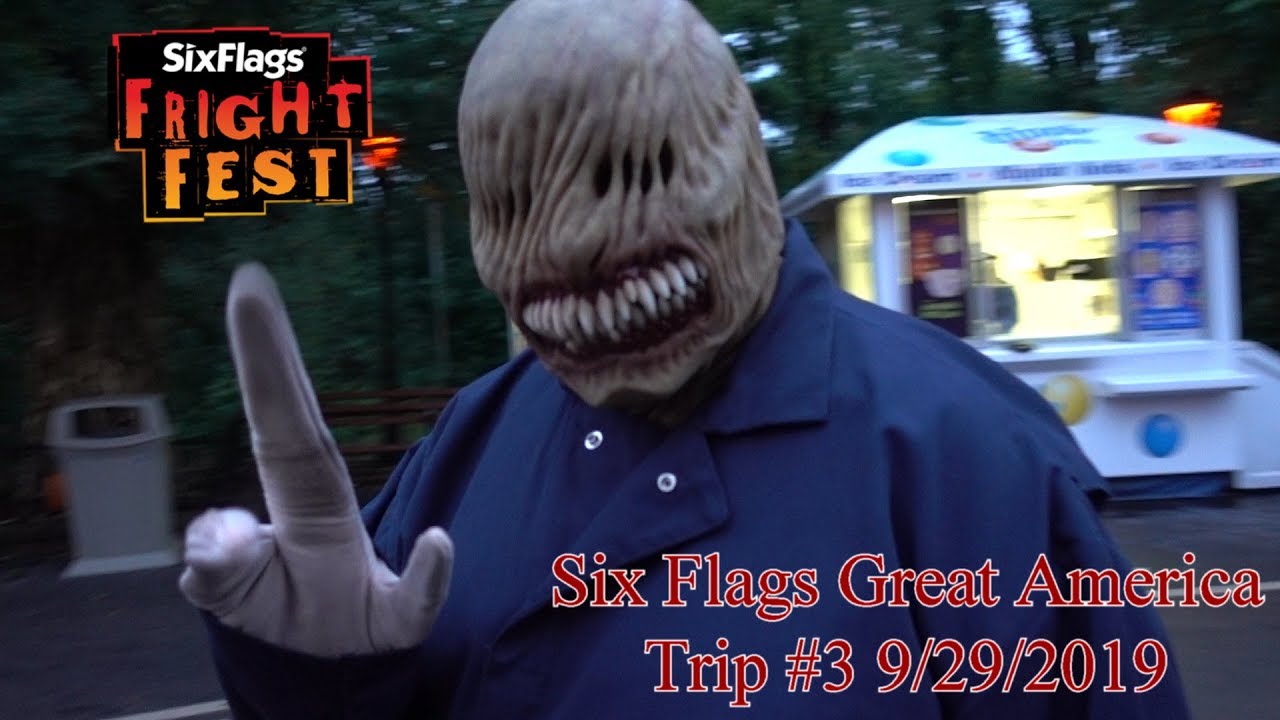 Six Flags Great America Fright Fest Trip #3 9/29/2019