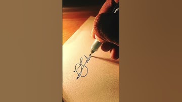 🔥👍#shorts #signature #calligraphy #art #design