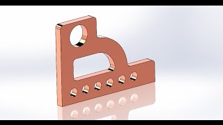 SolidWorks program explanation in Arabic, exercise number 16 (by Mr. Hisham Ahmed)