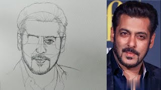 How To Draw a Portrait Salman Khan Using The Loomis Method: Step by Step Tutorial Guide